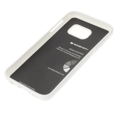 Samsung Galaxy S7 (G930) Mercury baltas kieto silikono tpu dėklas - nugarėlė / Priedai.lt