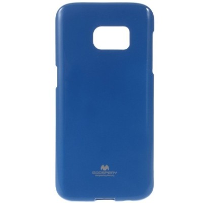 Samsung Galaxy S7 (G930) Mercury tamsiai mėlynas kieto silikono tpu dėklas - nugarėlė / Priedai.lt