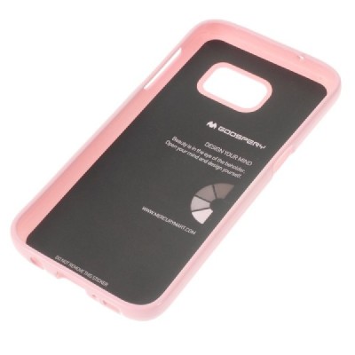 Samsung Galaxy S7 (G930) Mercury šviesiai rožinis kieto silikono tpu dėklas - nugarėlė / Priedai.lt