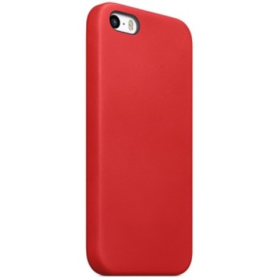 Apple iPhone SE (5, 5s) kieto silikono TPU raudonas dėklas - nugarėlė / Priedai.lt