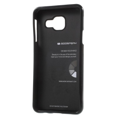 Samsung Galaxy A3 (2016) juodas Mercury kieto silikono (TPU) dėklas / Priedai.lt