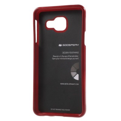 Samsung Galaxy A3 (2016) raudonas Mercury kieto silikono (TPU) dėklas / Priedai.lt
