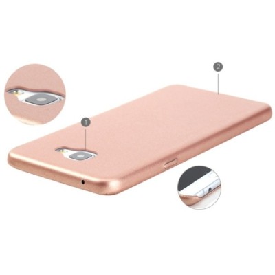 „Rock“ Slim Leather samsung Galaxy A5 (2016) auksinis odinis dėklas - nugarėlė / Priedai.lt