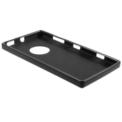 Nokia Lumia 830 kieto silikono TPU juodas dėklas - nugarėlė / Priedai.lt