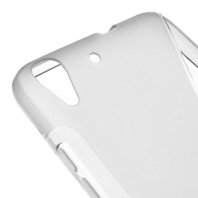 Huawei Y6 skaidrus (permatomas) kieto silikono TPU pilkas dėklas - nugarėlė / Priedai.lt