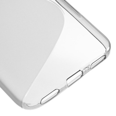 Huawei Y6 skaidrus (permatomas) kieto silikono TPU pilkas dėklas - nugarėlė / Priedai.lt