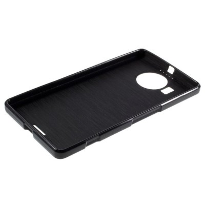 Nokia Lumia 950 XL kieto silikono TPU juodas dėklas - nugarėlė / Priedai.lt