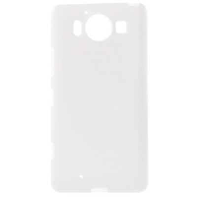 Nokia Lumia 950 kieto silikono TPU baltas dėklas - nugarėlė / Priedai.lt