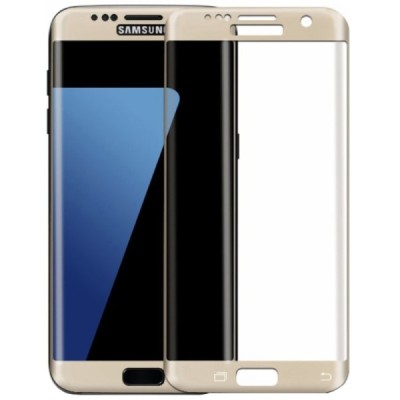 Samsung Galaxy S7 Edge (G935) „Mofi“ 9H Tempered Glass sustiprintos apsaugos auksinis pilnai dengiantis apsauginis ekrano stikla