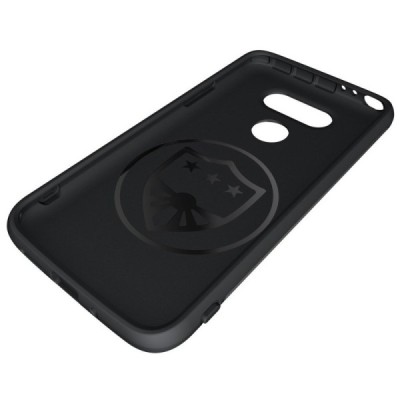 Sustiprintos apsaugos LG G5 H850 pilkas kieto silikono (TPU) ir plastiko dėklas / Priedai.lt
