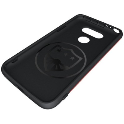 Sustiprintos apsaugos LG G5 H850 raudonas kieto silikono (TPU) ir plastiko dėklas / Priedai.lt