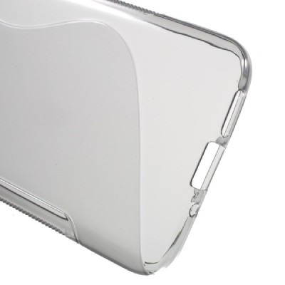 LG G5 kieto silikono TPU skaidrus pilkas dėklas - nugarėlė / Priedai.lt