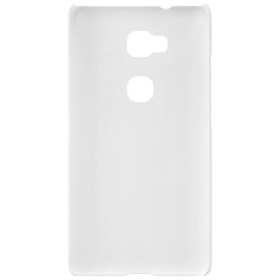 Huawei Honor 5X Nillkin Frosted Shield baltas plastikinis dėklas + apsauginė ekrano plėvelė / Priedai.lt