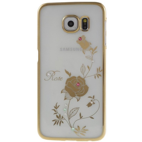 „Kingxbar“ Rose Swarovski dėklas - auksinis (Galaxy S6)