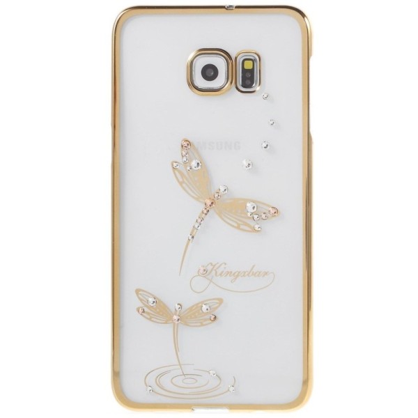 „Kingxbar“ Dragonfly Swarovski dėklas - auksinis (Galaxy S6 Edge+)