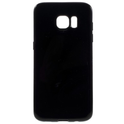Samsung Galaxy S7 edge G935 kieto silikono TPU juodas dėklas - nugarėlė / Priedai.lt
