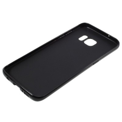 Samsung Galaxy S7 edge G935 kieto silikono TPU juodas dėklas - nugarėlė / Priedai.lt