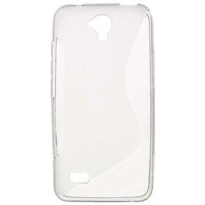 Huawei Y5 kieto silikono TPU skaidrus, pilkas dėklas - nugarėlė / Priedai.lt