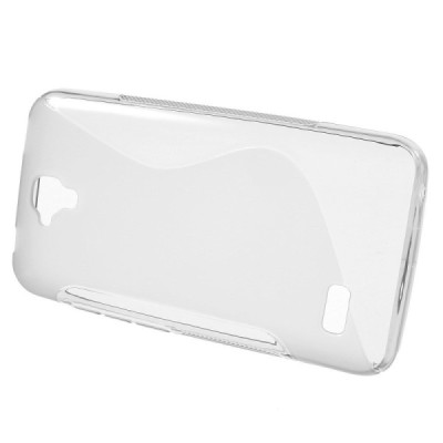 Huawei Y5 kieto silikono TPU skaidrus, pilkas dėklas - nugarėlė / Priedai.lt