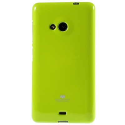 Microsoft Lumia 535 žalias Mercury kieto silikono (TPU) dėklas / Priedai.lt