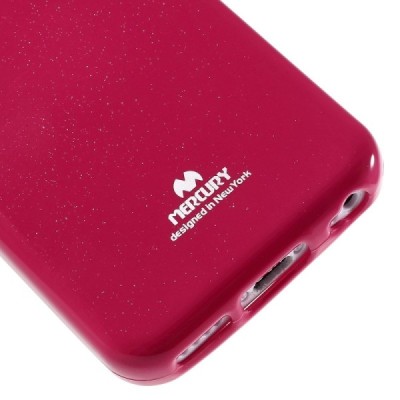 „Mercury“ Color kieto silikono (TPU) tamsiai rožinis Apple iPhone 5C dėklas (dėkliukas) / Priedai.lt