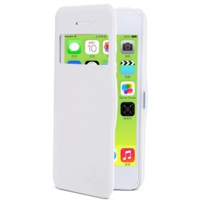 „Nillkin“ Fresh atverčiamas iPhone 5c baltas dėklas / Priedai.lt