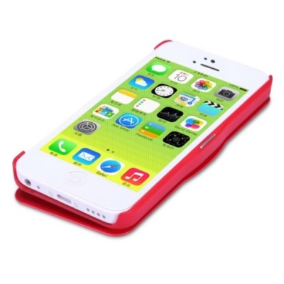 „Nillkin“ Fresh atverčiamas iPhone 5c raudonas dėklas / Priedai.lt