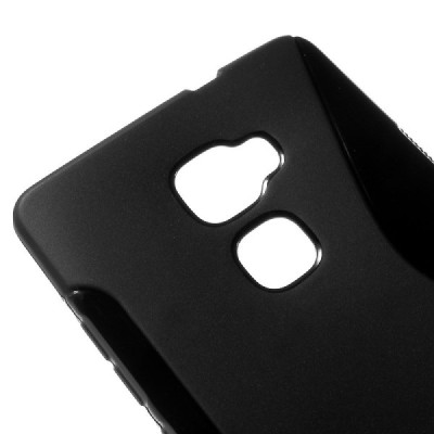 Huawei Mate S kieto silikono TPU juodas dėklas - nugarėlė / Priedai.lt