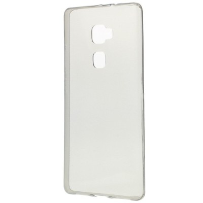 Huawei Mate S skaidrus (permatomas) silikoninis TPU ploniausias pasaulyje pilkas dėklas / Priedai.lt