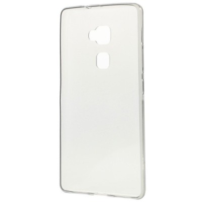Huawei Mate S skaidrus (permatomas) silikoninis TPU ploniausias pasaulyje pilkas dėklas / Priedai.lt