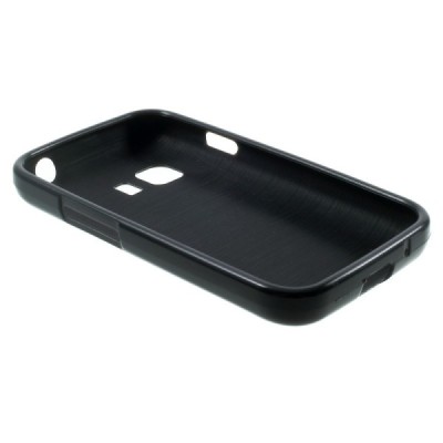 Samsung Galaxy Young 2 (G130) kieto silikono TPU juodas dėklas - nugarėlė / Priedai.lt