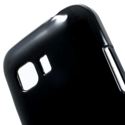 Samsung Galaxy Young 2 (G130) kieto silikono TPU juodas dėklas - nugarėlė / Priedai.lt