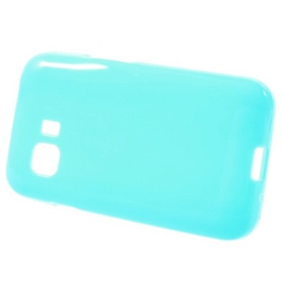 Samsung Galaxy Young 2 (G130) kieto silikono TPU šviesiai mėlynas dėklas - nugarėlė / Priedai.lt