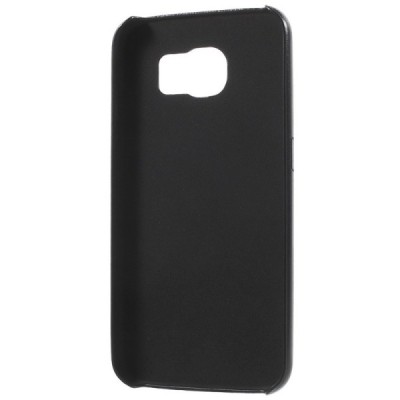 Slim Leather Samsung Galaxy S6 G920F juodas odinis dėklas - nugarėlė / Priedai.lt