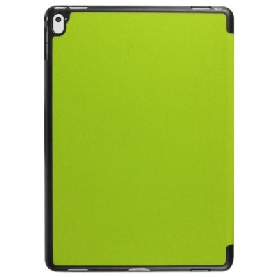 Apple iPad Pro 9.7 atverčiamas žalias odinis dėklas - knygutė / Priedai.lt
