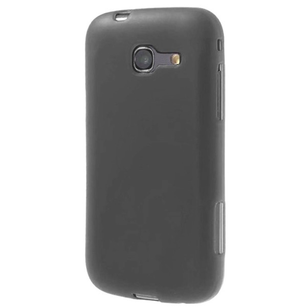 Kieto silikono dėklas - pilkas, matinis (Galaxy Trend Lite)