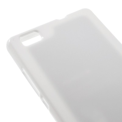 Huawei P8 Lite Mercury baltas kieto silikono TPU dėklas - nugarėlė / Priedai.lt