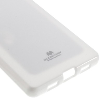 Huawei P8 Lite Mercury baltas kieto silikono TPU dėklas - nugarėlė / Priedai.lt