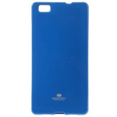Huawei P8 Lite Mercury tamsiai mėlynas kieto silikono TPU dėklas - nugarėlė / Priedai.lt