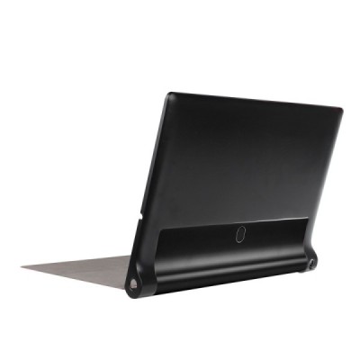 Lenovo Yoga Tab 3 10,1 (YT3-X50L) atverčiamas juodas odinis dėklas (sulankstomas) / Priedai.lt