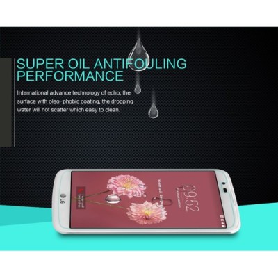 LG K10 (K420N) „Nillkin“ H Tempered Glass sustiprintos apsaugos apsauginis ekrano stiklas 0.33 mm / Priedai.lt