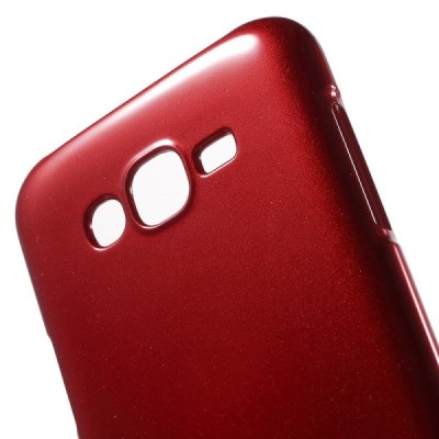 Samsung Galaxy J7 (J700) Mercury raudonas kieto silikono tpu dėklas - nugarėlė / Priedai.lt