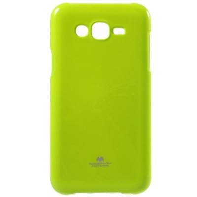 Samsung Galaxy J7 (J700) Mercury žalias kieto silikono tpu dėklas - nugarėlė / Priedai.lt