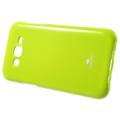 Samsung Galaxy J7 (J700) Mercury žalias kieto silikono tpu dėklas - nugarėlė / Priedai.lt