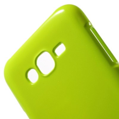 Samsung Galaxy J7 (J700) Mercury žalias kieto silikono tpu dėklas - nugarėlė / Priedai.lt