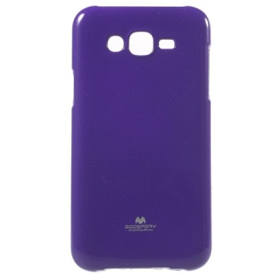 Samsung Galaxy J7 (J700) Mercury violetinis kieto silikono tpu dėklas - nugarėlė / Priedai.lt