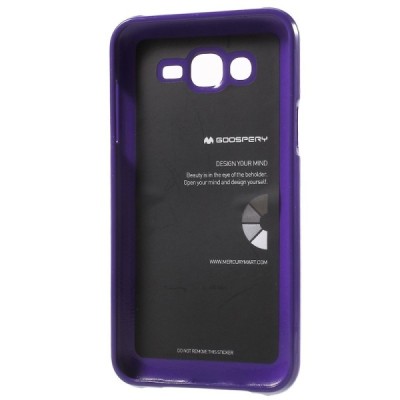 Samsung Galaxy J7 (J700) Mercury violetinis kieto silikono tpu dėklas - nugarėlė / Priedai.lt