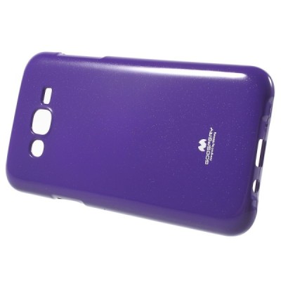 Samsung Galaxy J7 (J700) Mercury violetinis kieto silikono tpu dėklas - nugarėlė / Priedai.lt