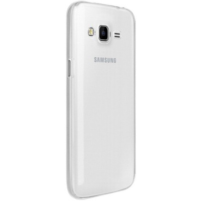 Samsung Galaxy J7 (J700) skaidrus (permatomas) kieto silikono TPU ploniausias pasaulyje dėklas / Priedai.lt