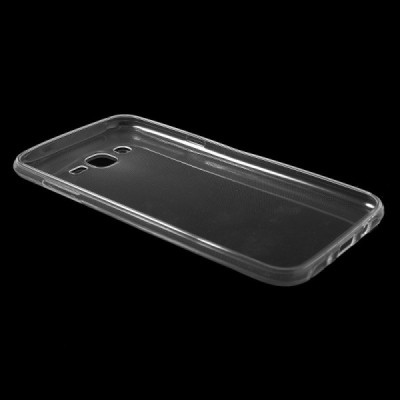 Samsung Galaxy J7 (J700) skaidrus (permatomas) kieto silikono TPU ploniausias pasaulyje dėklas / Priedai.lt